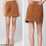 BLANKNYC Denim Alder Zip Suede Skirt size 31 Tan Photo 6