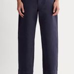 Everlane NWT The Utility Straight-Leg Pant Color: Navy Size 8 Photo 2