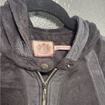 Juicy Couture  Womens Full Zip Jacket Hoodie Lightweight Silk Trim Size S Small Photo 2