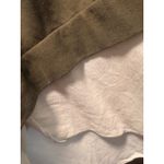 Loft Petites Olive Green Layered Look Tie Waist Long Sleeve Top Large Petite Photo 5