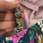 Jessica Simpson Jessica Floral Front Knot One Piece Swimsuit Navy  size‎ XL NWT Photo 5