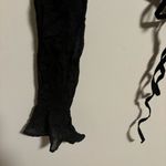 White Fox Boutique NWT  Sheer Perfection Long Sleeve Crop Corset Black Size Small Photo 7