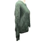 Madewell  Women's Charley Sweater Crewneck Cableknit Forest Green Size medium Photo 3