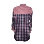 Anthropologie By Womens Boyfriend Button Down Plaid 100% Cotton Size S Oversized Photo 5
