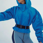 NWT Free People Movement Powder Vixen Ski Jacket Small Blue Photo 0