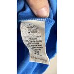 Soft Surroundings  Womens XL Blue Knit Tunic Top Long Button Sleeve Preppy Beach Photo 4