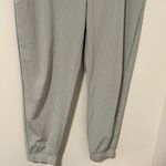 Athleta  14 Pants Brooklyn Textured Ankle Pant City Stripe Striped Travel Hiking Photo 1