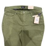 NYDJ  Capri Jeans with Drawcord Hem in Olive, Size 18W​​ Photo 3