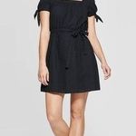 Universal Threads NWOT Black Eyelet Peasant Dress Photo 0