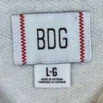 BDG Cream Teddy Bear Cropped Sweatshirt Large Photo 4