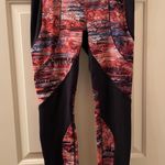 Lululemon Sweat and Repeat Tight High Rise 28” Size 8 Black Dahliascape Multi Photo 0