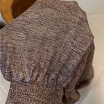 Anthropologie  Pink Rose Metallic Pull On Stretch Waist Jogger Pants Size Large Photo 11