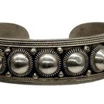 Siam Thailand Vintage Filigree Massive Silver Sterling Cuff Bracelet Pre 1948 Photo 1