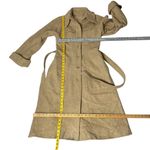 PEABODY HOUSE New York Beige Coat Wool Button Up Belted Fully Lined 70s Photo 6