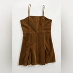 Urban Outfitters Kensie Corduroy Lace Back Mini Dress NWT Photo 1
