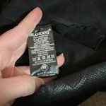 BLANK NYC snakeskin faux leather moto jacket black size medium Photo 5