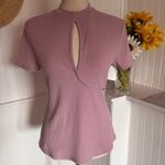 Belle Sky Belle & Sky Pink Short Sleeve Shirt/ Blouse Photo 2