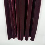 CDC Vintage Deep Red Velvet Long Sleeve Formal Dress Size 6 Photo 2