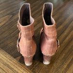 UGG Womens  Taryn Brown Leather Wedge Heeled Ankle Booties Boots size 7 Photo 3