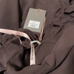 House Of CB Ariela Ruffle Side Slit Gown in Coffee Photo 4