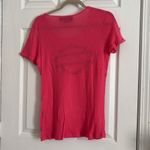 Harley Davidson  Pink Breast Cancer Awareness Silver Women’s Shirt Size Medium Photo 5
