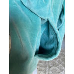 Mountain Lake Velour Zip Jacket Cotton Aqua Blue Vintage Y2K Streetwear Cozy 90s Photo 5