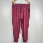 Athletic Joggers Drawstring Waist Lounge Pants Comfy‎ Soft Casual Size Large Pink Photo 1