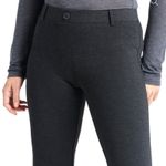 Betabrand  Womens Yoga Pants Sz Large BootCut Classic Charcoal Athletic Sporty Photo 6