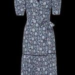 St. Roche NWT Pearl Dress in Navy Floral Size 2 Blue Photo 1