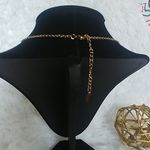 14k Rose Gold Steel Butterfly Necklace Earrings Set Pink Photo 2