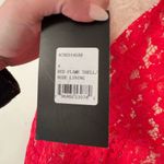 ABS Allen Schwartz NWT A.B.S Halter Red Lace Dress size 4 Photo 5