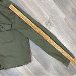 Wonderly  Curvy Embroidered Back Twill Army Jacket Green 12W Photo 14