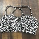 ALBION FIT Leopard Uplift Swimsuit Top Size Medium Photo 0
