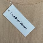 Outdoor Voices NWT Teammate Champagne Everyday Graphic Short Sleeve Unisex Tee Photo 6