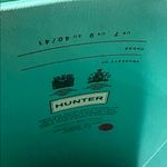 Hunter  Boots in Tiffany Blue turquoise mint RARE size 9 Photo 4