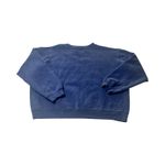 Vintage 90's Disney Mickey & CO Embroidered Crewneck Large‎ Plaid Patch Elbows Blue Photo 4