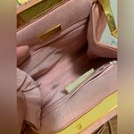 Judith Leiber 1986  ostrich shoulder/clutch pink gold Photo 7