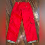 686 Enterprises Ski Unisex Snowboard Pants Studded Boot Hooks Red Photo 1