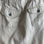 American Eagle Vintage khaki A-Line Skirt with Button Pockets size 2 Photo 3