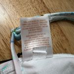 Shade & Shore  Women's Blue Floral Print Triangle Bikini Top - Size Large - NWT Photo 3