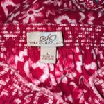 So Wear It Declare Strapless Smocked Top Pink White Heart Floral Print L Y2K Size L Photo 6