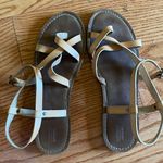 Target Brown Leather Strap Sandals Sz 10 Photo 0