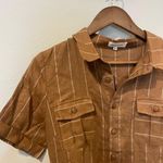 Roolee  Linen Wylie Stripe Belted Romper Photo 4