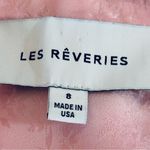 Barbie Les Rêveries Pink Floral Print 100% Silk Top Size 8 Photo 2