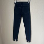 AGOLDE  Sophie black chewed hem skinny jeans Photo 7