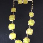 Badgley Mischka New  Lemon Lime Necklace Set earrin Photo 0