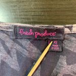 Fresh Produce Fresh Produce XS Leaf Cotton T-Shirt Dress Made in USA Pockets Boho Coastal Photo 2