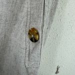 Topshop Cream Paper Bag Linen High Rise Shorts 6 Photo 3