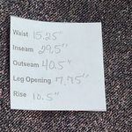 Old Navy  Black Metallic Straight Leg Pants Size 8 Metallic OG Loose Jeans Photo 9