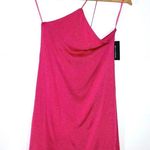 Gauge81 NEW Beja Short One Shoulder Mini Dress Revolve in Fuchsia Pink Small Photo 0